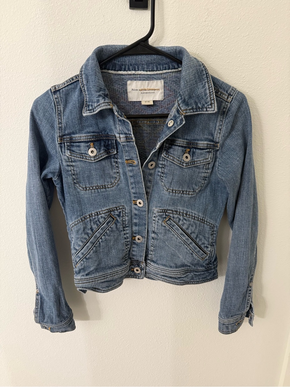 Pilcro and the Letterpress Light Blue Denim Jacket
